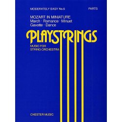 Playstrings Moderately Easy No. 6 Mozart In Miniature