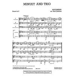 Mixed Bag No.19: Luigi Boccherini - Minuet And Trio (Score/Parts)