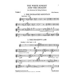 John Cameron: Playstrings Moderately Easy No. 7 White Knight And Dragon