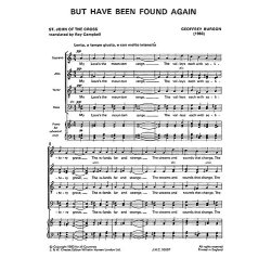 Geoffrey Burgon: But Have Been Found Again