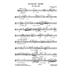 Matousek: Intimate Music for Viola Solo