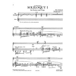 Thea Musgrave: Soliloquy I Gtr/cass Gtr Part