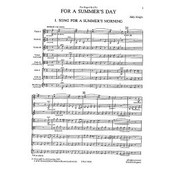 Playstrings Easy No. 11 For A Summer?s Day (Knight)