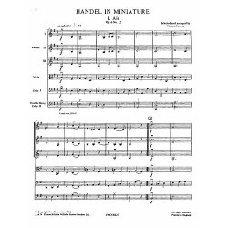 Playstrings Moderately Easy No. 9 Handel In Miniature