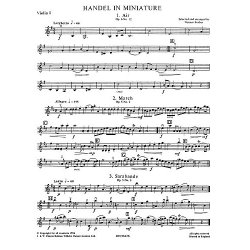 Playstrings Moderately Easy No. 9 Handel In Miniature