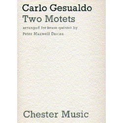 Carlo Gesualdo/Peter Maxwell Davies: Two Motets