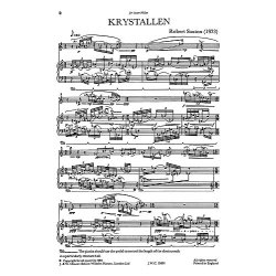 Robert Saxton: Krystallen For Flute And Piano