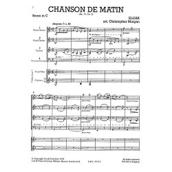 Mixed Bag No.25: Edward Elgar - Chanson De Matin (Score/Parts)