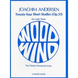 Joachim Andersen: Twenty-Four Short Studies Op.33 For Flute Solo