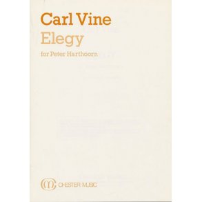 Carl Vine: Elegy (Study Score)