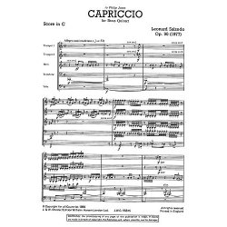 Salzedo: Capriccio Op.90  (Score and Parts)