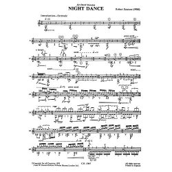 Robert Saxton: Night Dance For Guitar
