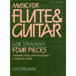 Igor Stravinsky: Four Pieces (Flute and Guitar)