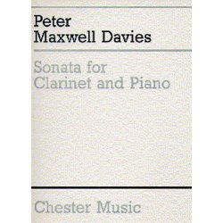Peter Maxwell Davies: Sonata For Clarinet And Piano