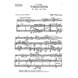 Hugh Wood: Variations Op. 1