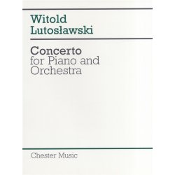 Witold Lutoslawski: Concerto For Piano And Orchestra (Score)