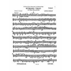 Lennox Berkeley: String Trio Op. 19 (Parts)