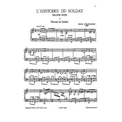 Igor Stravinsky: Historie Du Soldat for Piano