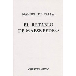 De Falla:  El Retablo De Maese Pedro (Spanish Edition)