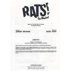 Nigel Hess: Rats! The Musical (Libretto) 10+ Copies
