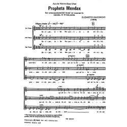 Elizabeth Maconchy: Propheta Mendax