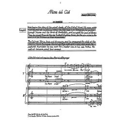 Judith Weir: Missa Del Cid For Speaker And Chorus