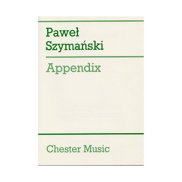 Pawel Szymanski: Appendix (Study Score)