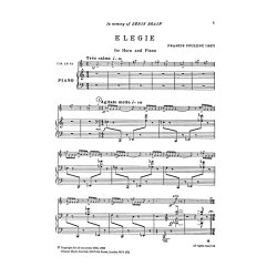Francis Poulenc: Elegie