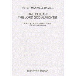 Peter Maxwell Davies: Hallelujah! The Lord God Almichtie