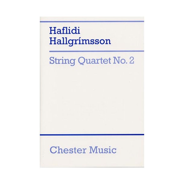 Hallgrimsson: String Quartet No. 2 (Score)