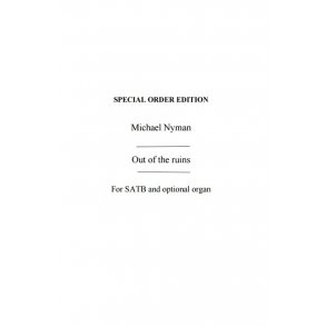 Michael Nyman: Out Of The Ruins