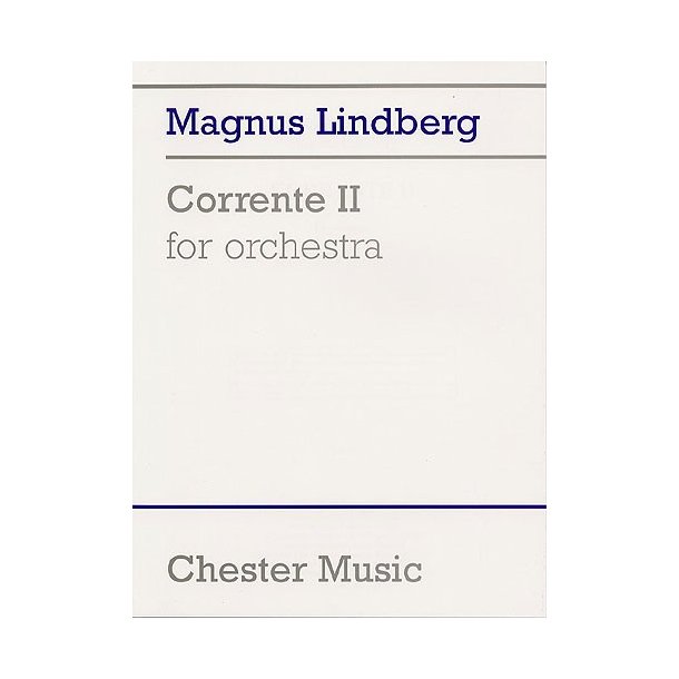 Magnus Lindberg: Corrente No.2 (Score)