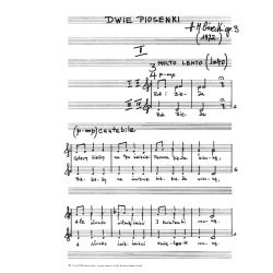 Henryk Gorecki: 2 Sacred Songs Op.33