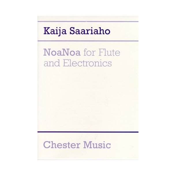 Kaija Saariaho: NoaNoa for Flute and Electronics