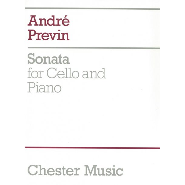 Andre Previn: Cello Sonata