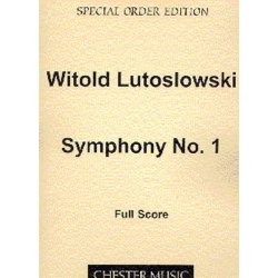 Witold Lutoslawski: Symphony No. 1 Full Score