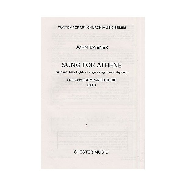 John Tavener: Song For Athene (Alleluia. May Flights Of Angels Sing Thee To Thy Rest)