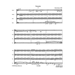 Robert Saxton: Fantazia For String Quartet (Score)