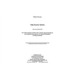 Nyman: The Piano Sings (Score)