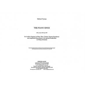 Nyman: The Piano Sings (Score)