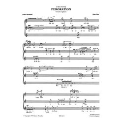 Brian Elias: Peroration For Soprano