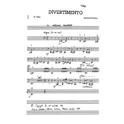Premru: Divertimento 10 Parts (9 Movements) (Parts)