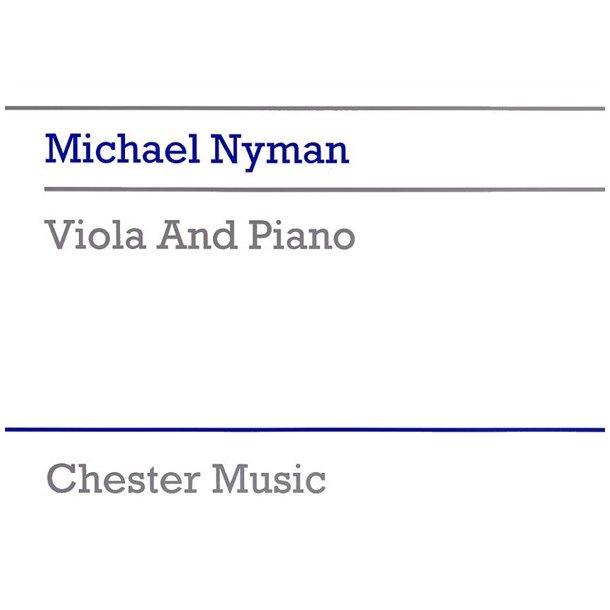 Michael Nyman: Viola And Piano