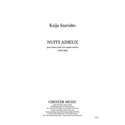 Kaija Saariaho: Nuits Adieux (SATB)
