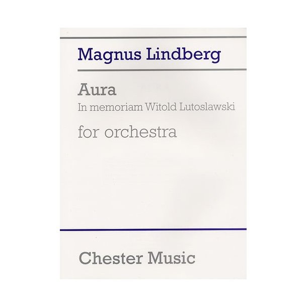 Magnus Lindberg: Aura Score