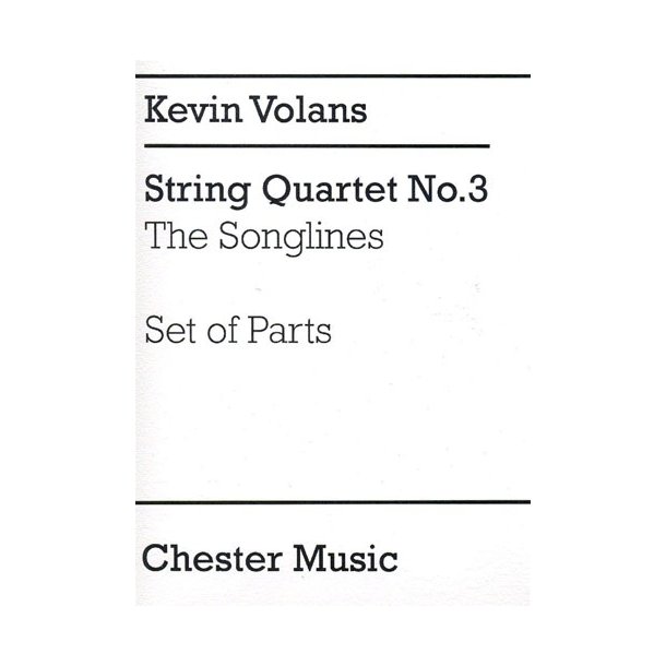Kevin Volans: String Quartet No.3 'The Songlines' (Parts)