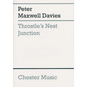 Peter Maxwell Davies: Throstle's Nest Junction (Study Score)