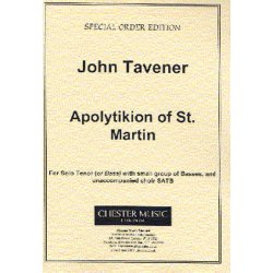 John Tavener: Apolytikion Of St. Martin