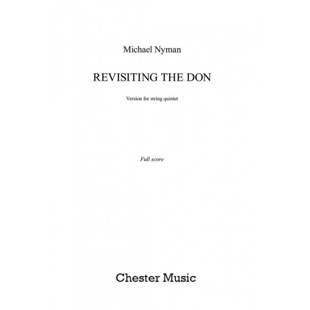 Michael Nyman: Revisiting The Don - String Quintet (Score)