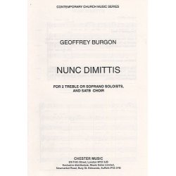 Geoffrey Burgon: Nunc Dimittis